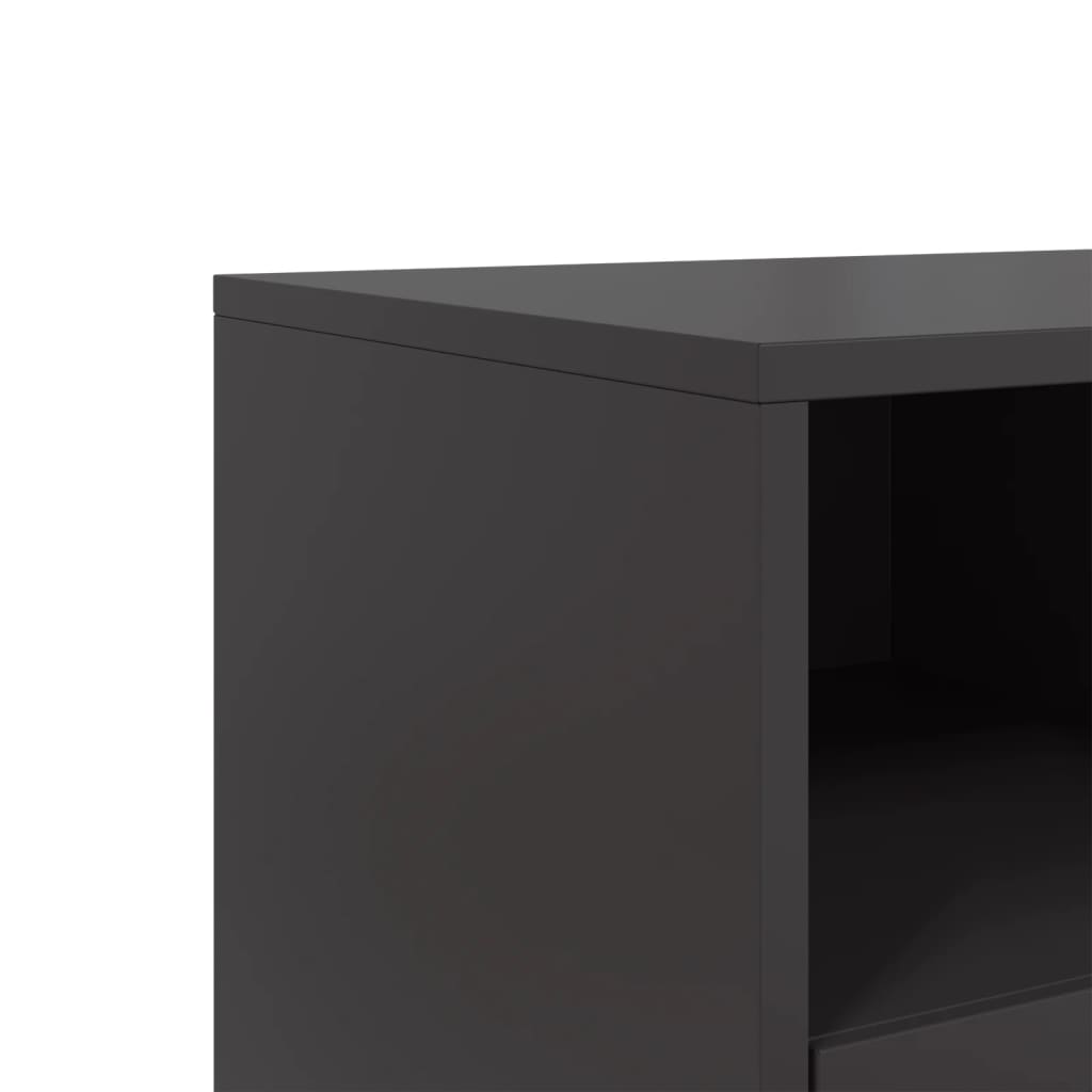 TV Cabinet Black 68x39x60.5 cm Steel