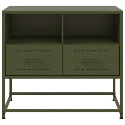 TV Cabinet Olive Green 68x39x60.5 cm Steel