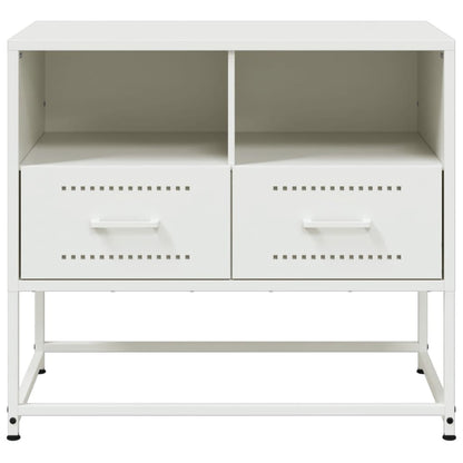 TV Cabinet White 68x39x60.5 cm Steel