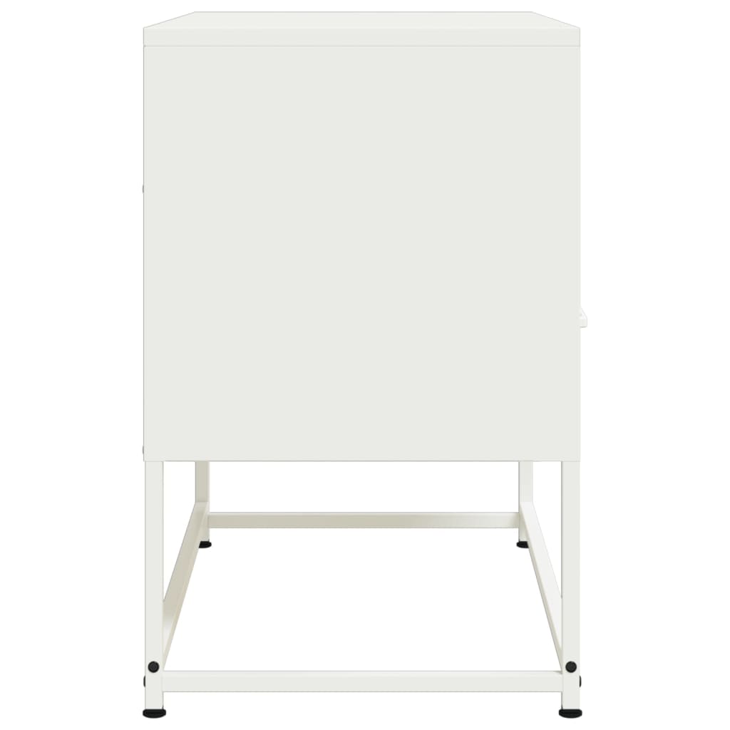 TV Cabinet White 68x39x60.5 cm Steel