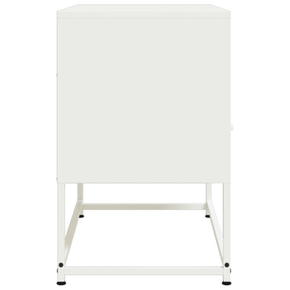 TV Cabinet White 68x39x60.5 cm Steel