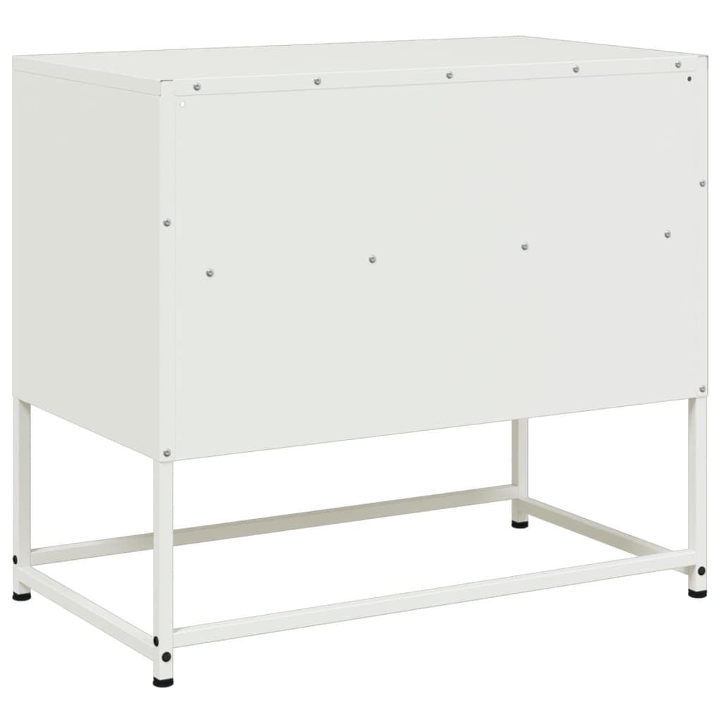 TV Cabinet White 68x39x60.5 cm Steel