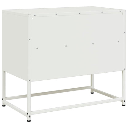 TV Cabinet White 68x39x60.5 cm Steel