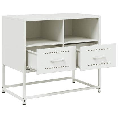 TV Cabinet White 68x39x60.5 cm Steel