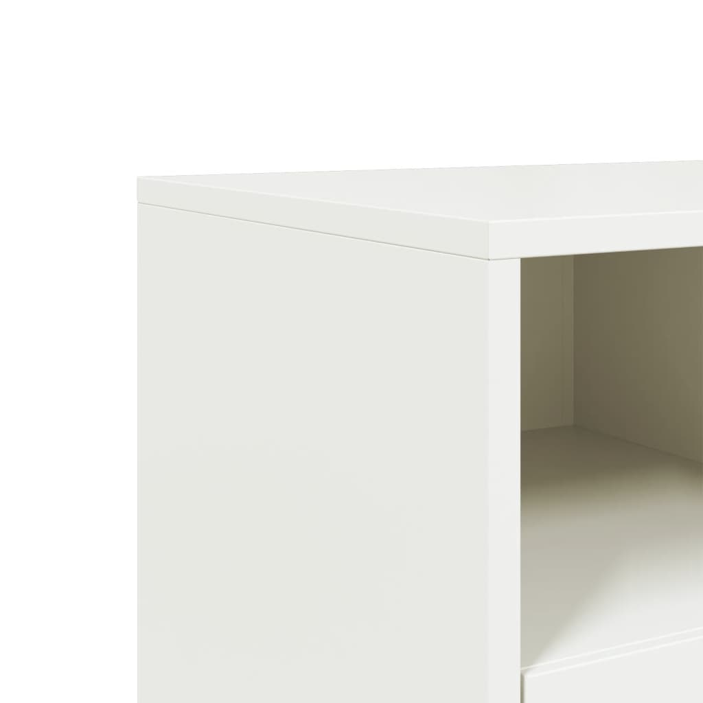 TV Cabinet White 68x39x60.5 cm Steel