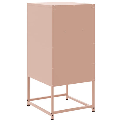 Bedside Cabinets 2 pcs Pink 36x39x78 cm Steel