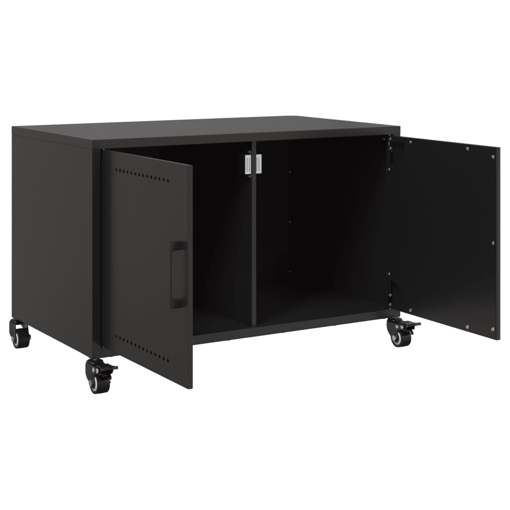 TV Cabinet Black 68x39x43.5 cm Cold-rolled Steel