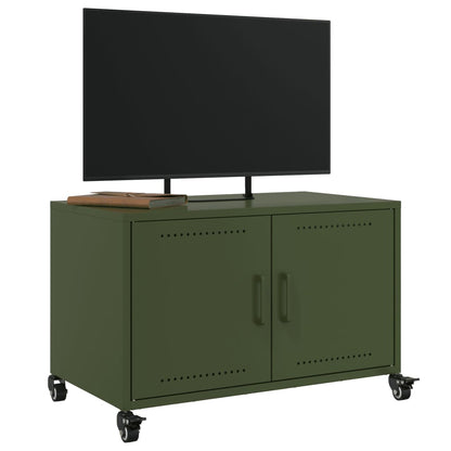 TV Cabinet Olive Green 68x39x43.5 cm Steel