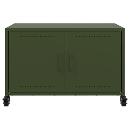 TV Cabinet Olive Green 68x39x43.5 cm Steel