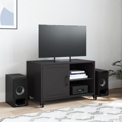 TV Cabinet Black 68x39x43.5 cm Cold-rolled Steel