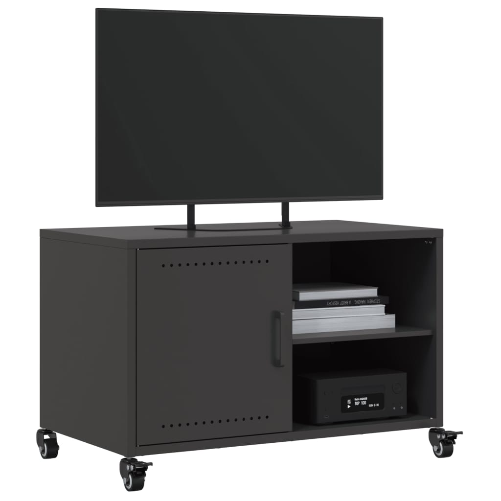 TV Cabinet Black 68x39x43.5 cm Cold-rolled Steel