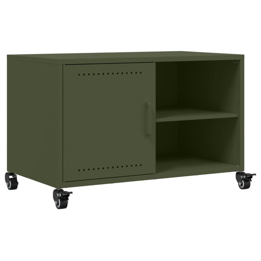 TV Cabinet Olive Green 68x39x43.5 cm Steel