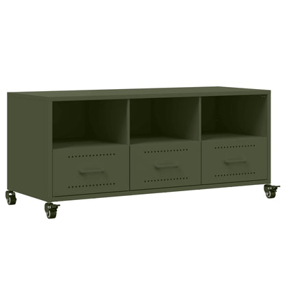 TV Cabinet Olive Green 100.5x39x43.5 cm Cold-rolled Steel