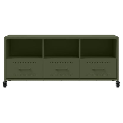 TV Cabinet Olive Green 100.5x39x43.5 cm Cold-rolled Steel