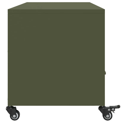 TV Cabinet Olive Green 100.5x39x43.5 cm Cold-rolled Steel