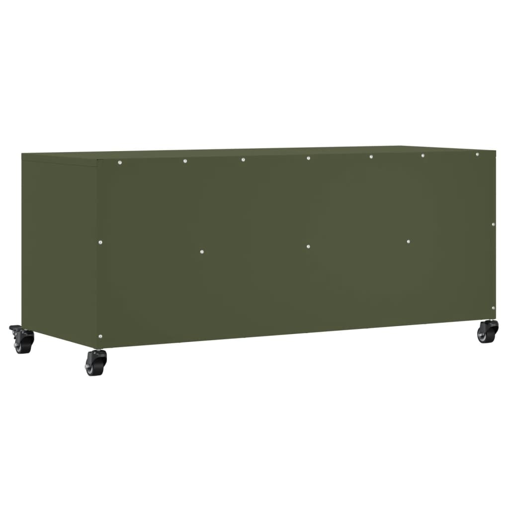 TV Cabinet Olive Green 100.5x39x43.5 cm Cold-rolled Steel