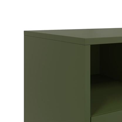 TV Cabinet Olive Green 100.5x39x43.5 cm Cold-rolled Steel