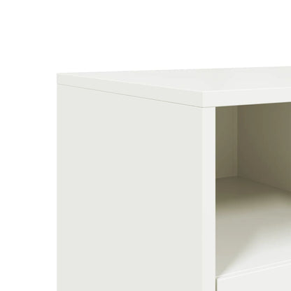 TV Cabinet White 100.5x39x43.5 cm Cold-rolled Steel