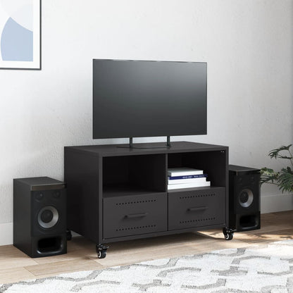 TV Cabinet Black 68x39x43.5 cm Cold-rolled Steel