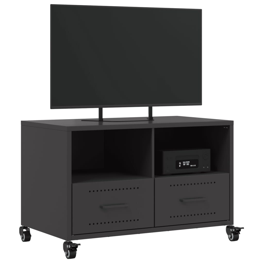 TV Cabinet Black 68x39x43.5 cm Cold-rolled Steel