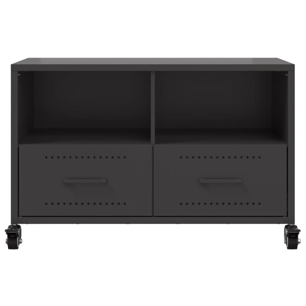 TV Cabinet Black 68x39x43.5 cm Cold-rolled Steel