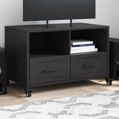 TV Cabinet Black 68x39x43.5 cm Cold-rolled Steel