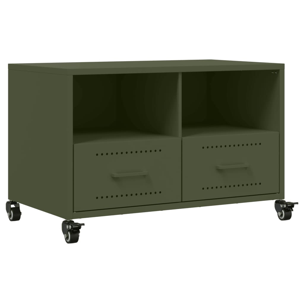 TV Cabinet Olive Green 68x39x43.5 cm Cold-rolled Steel