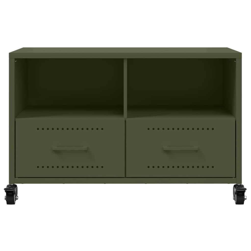 TV Cabinet Olive Green 68x39x43.5 cm Cold-rolled Steel