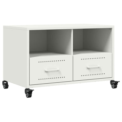 TV Cabinet White 68x39x43.5 cm Cold-rolled Steel