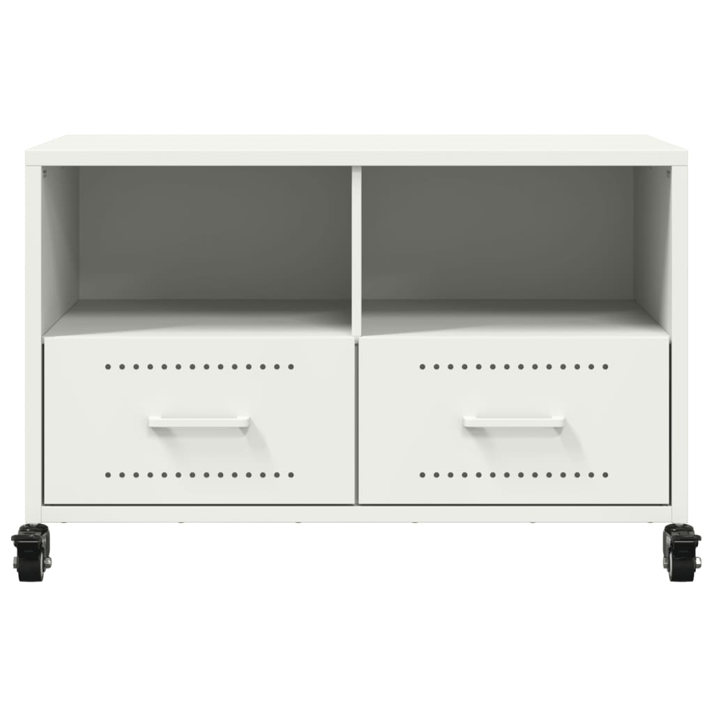 TV Cabinet White 68x39x43.5 cm Cold-rolled Steel