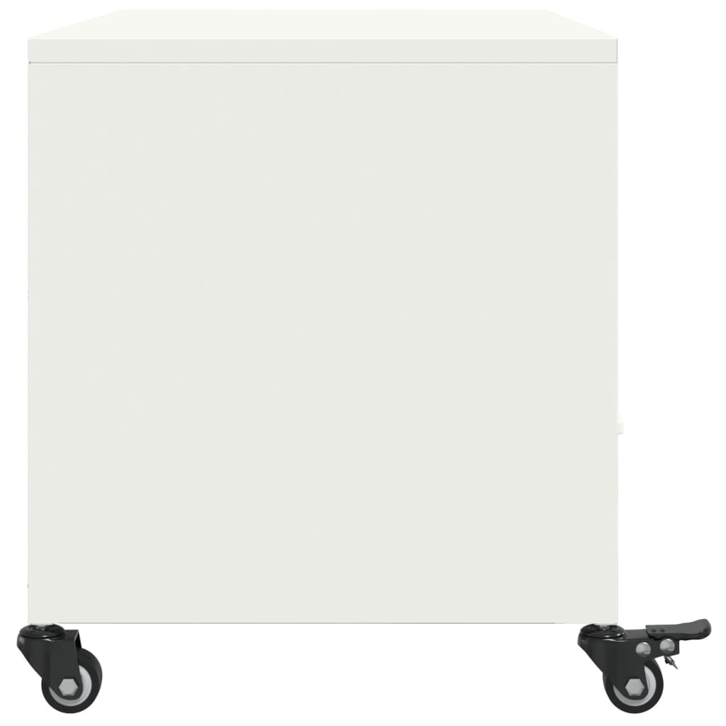 TV Cabinet White 68x39x43.5 cm Cold-rolled Steel