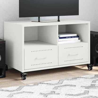 TV Cabinet White 68x39x43.5 cm Cold-rolled Steel