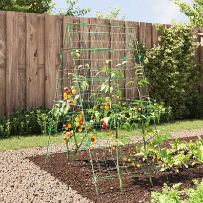 Garden Trellis for Climbing Plants A-Frame 99x90x175.5 cm Steel