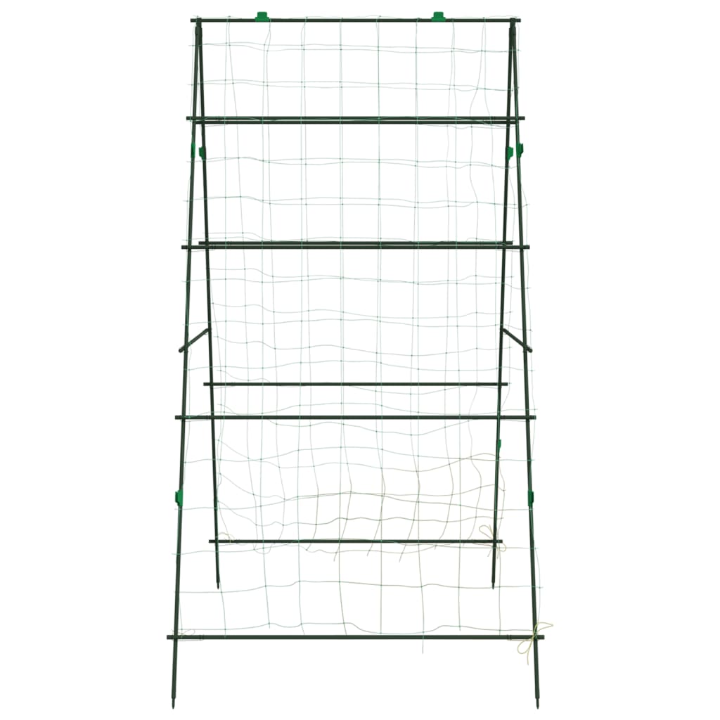 Garden Trellis for Climbing Plants A-Frame 99x90x175.5 cm Steel