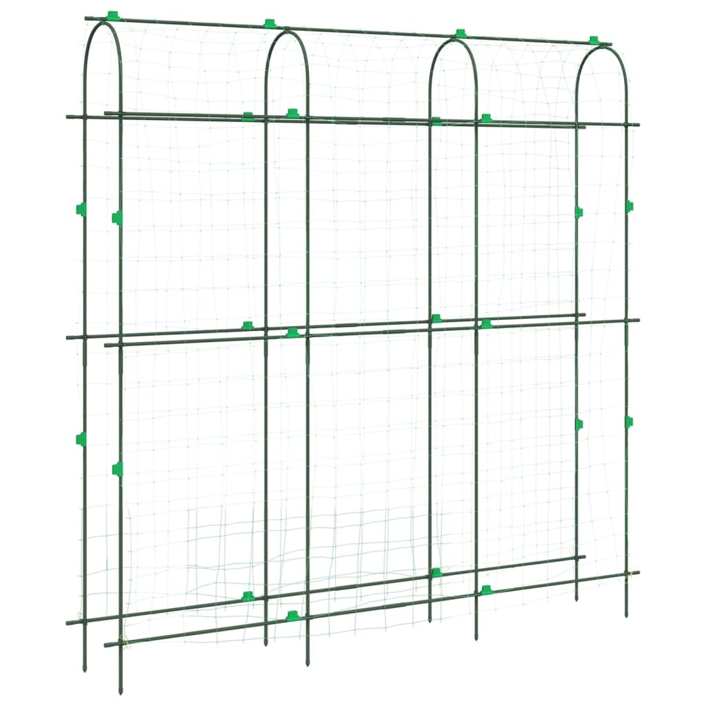 Garden Trellis for Climbing Plants U-Shape 181x31x182.5 cm Steel