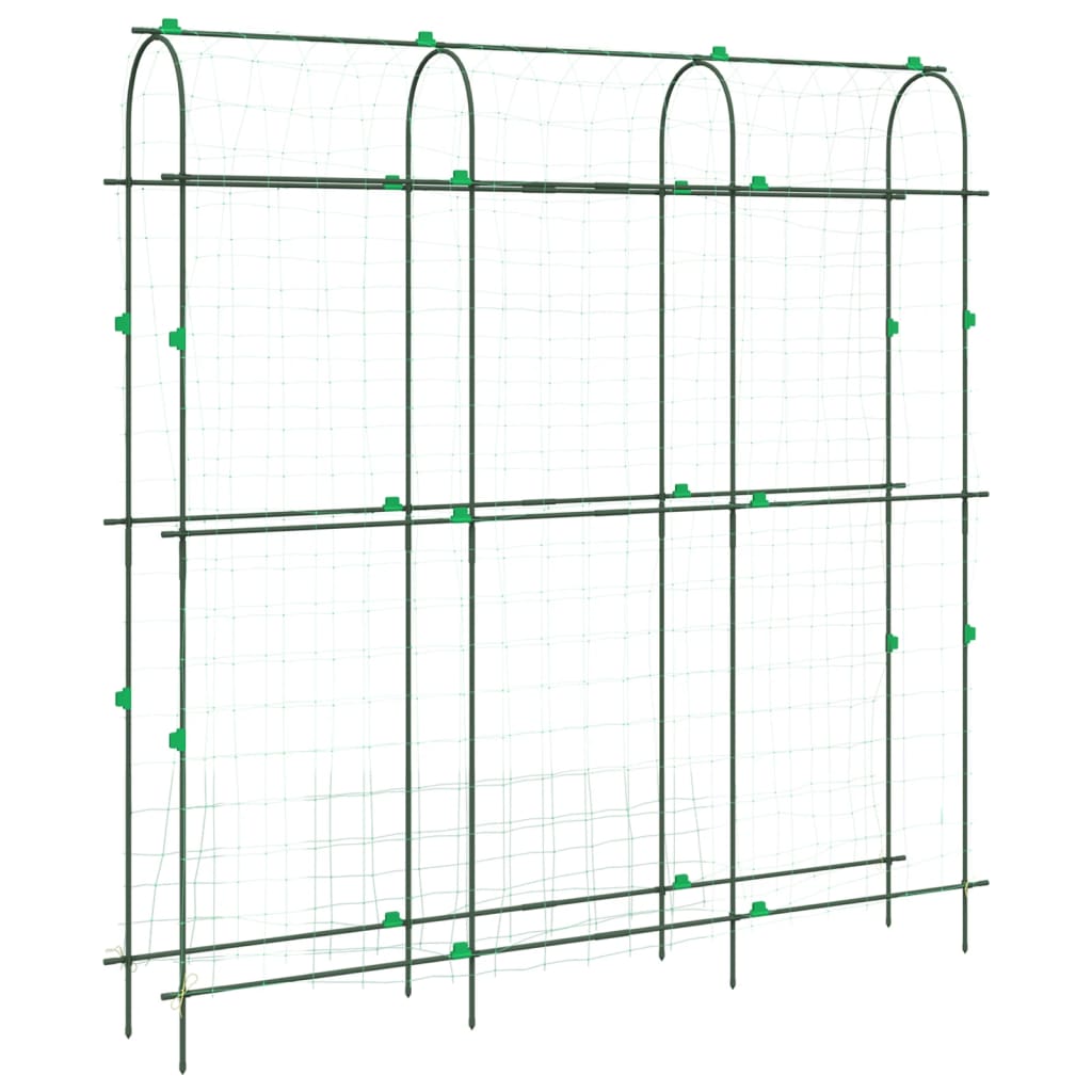 Garden Trellis for Climbing Plants U-Shape 181x31x182.5 cm Steel