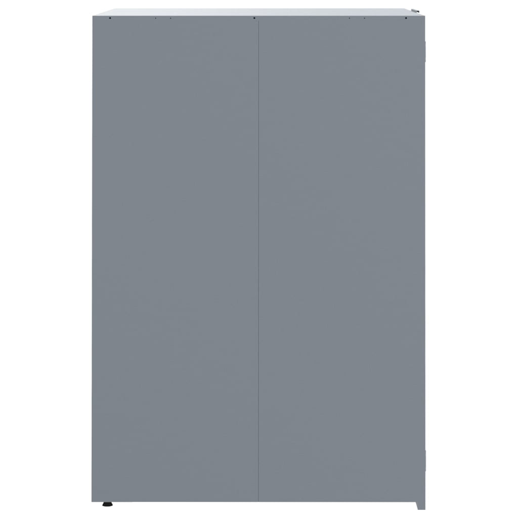 Wheelie Bin Storage for Single Bin Grey 69x79x117 cm Steel