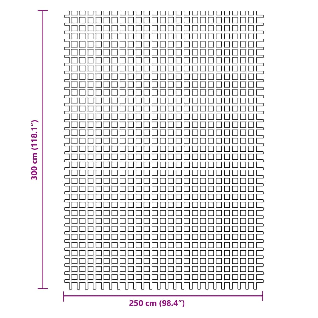 Tent Carpet Anthracite 3x2.5 m