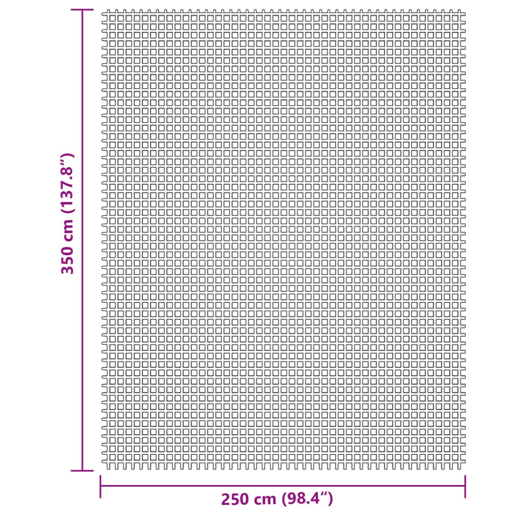 Camping Floor Mat Cream 3.5x2.5 m