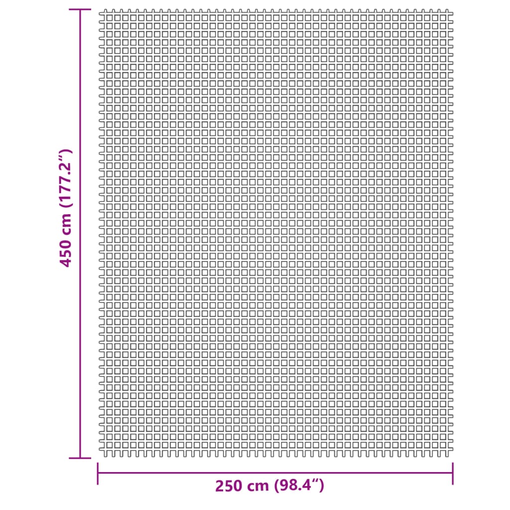 Camping Floor Mat Cream 4.5x2.5 m