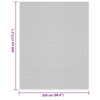 Camping Floor Mat Cream 4.5x2.5 m