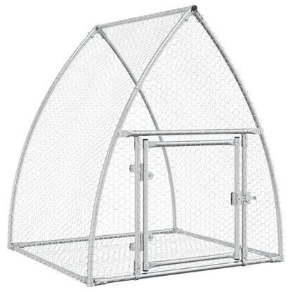 Rabbit Cage Silver 100x105x120 cm Galvanised Steel