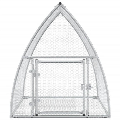 Rabbit Cage Silver 100x105x120 cm Galvanised Steel