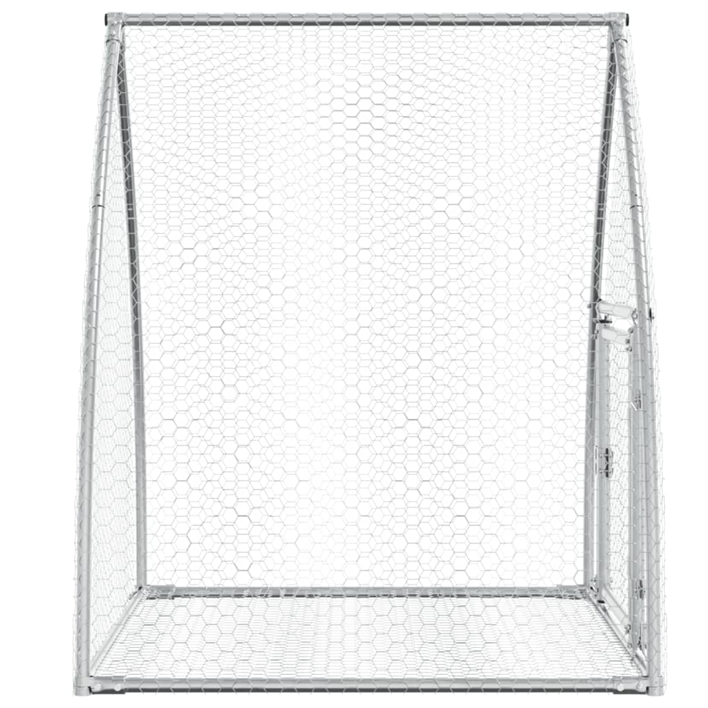 Rabbit Cage Silver 100x105x120 cm Galvanised Steel