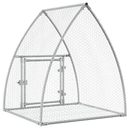 Rabbit Cage Silver 100x105x120 cm Galvanised Steel