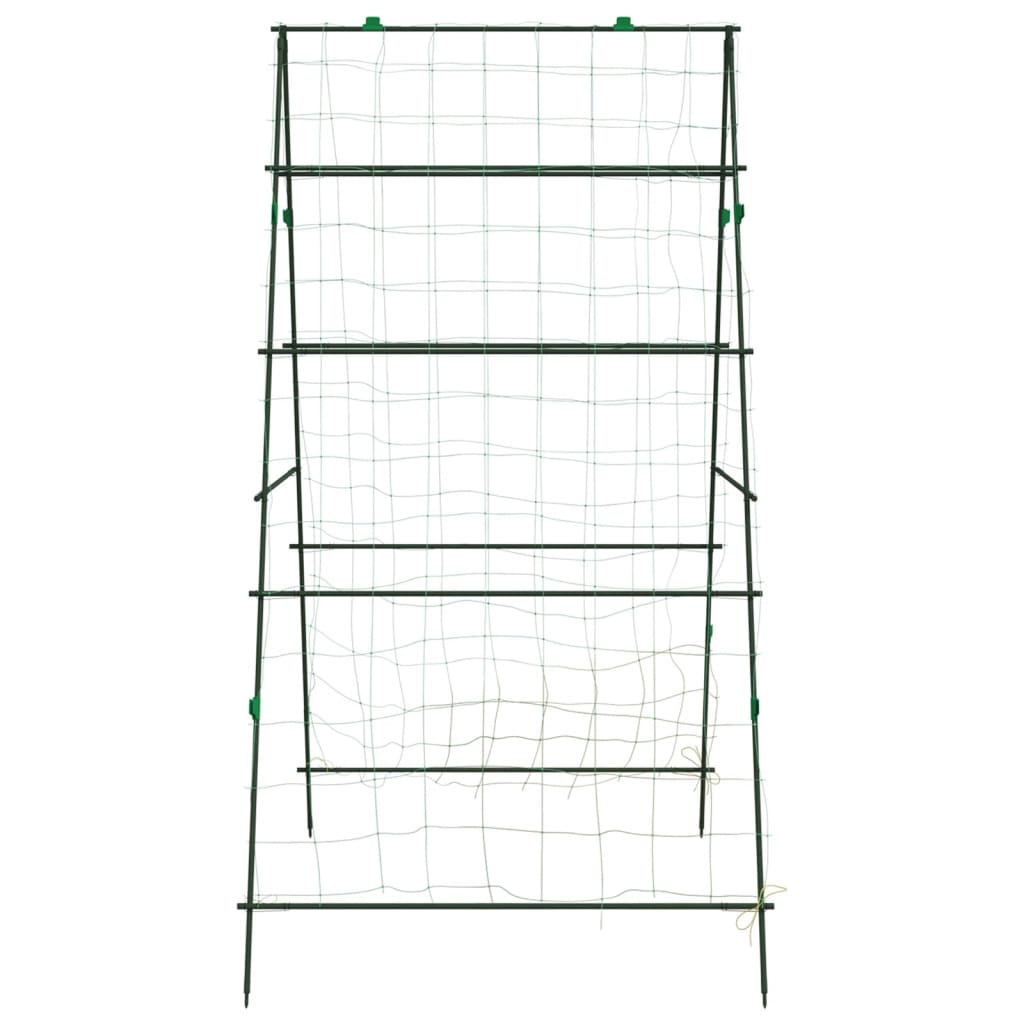 Garden Trellises for Climbing Plants 2 pcs A-Frame Steel