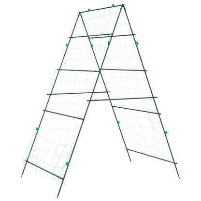 Garden Trellises for Climbing Plants 3 pcs A-Frame Steel