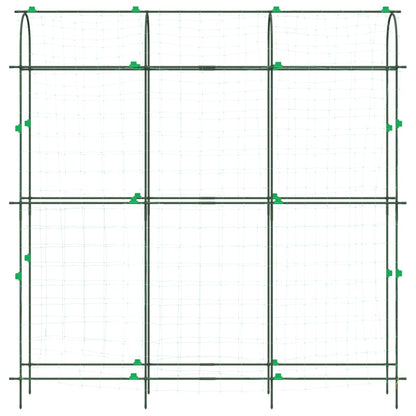 Garden Trellises for Climbing Plants 3 pcs U-Shape Steel