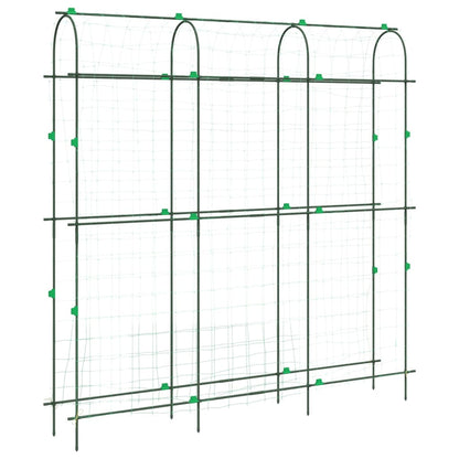 Garden Trellises for Climbing Plants 3 pcs U-Shape Steel