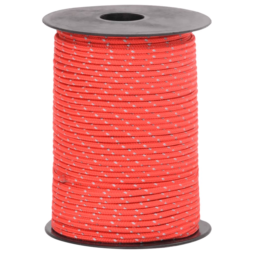 Tent Guy Rope with Reflective Strips and Spanners 50 m 3 mm